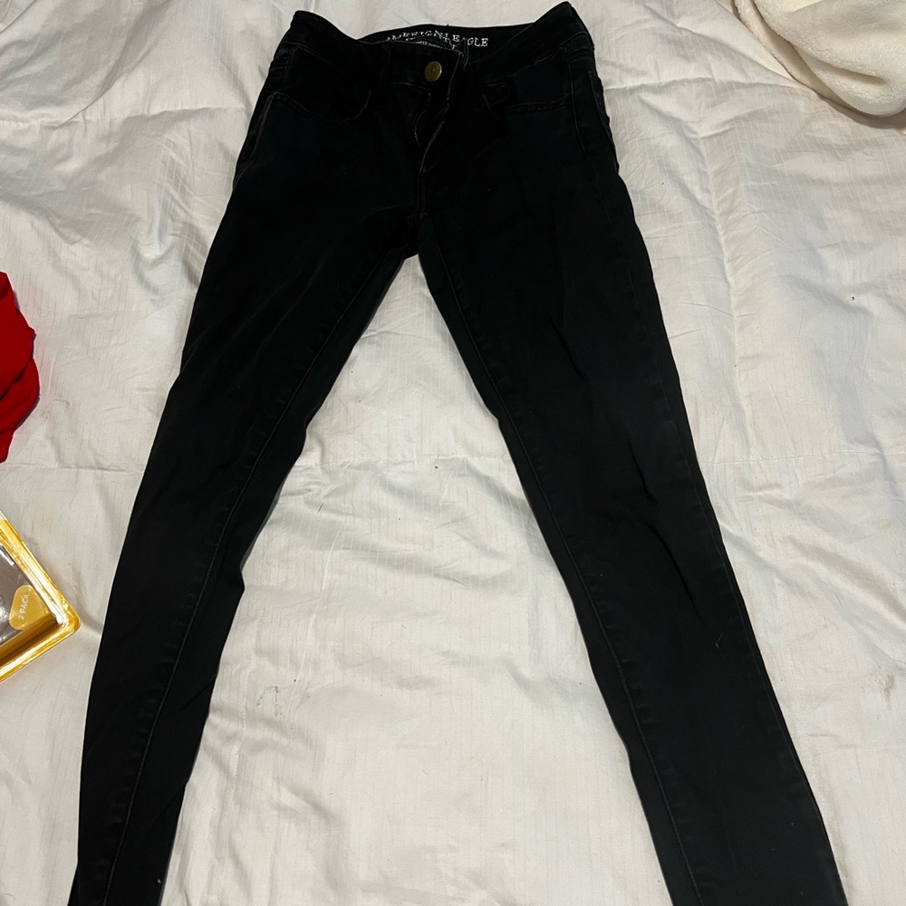 Black super stretchy jeans